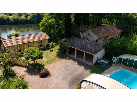 a vendre - maison coup de coeur avec vue dordogne ? 3 chambres ? piscine à l'est de berger