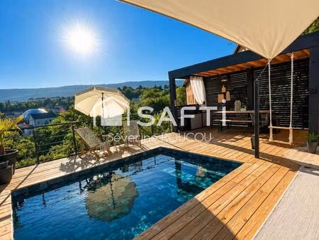 grande propriété rare à valserhône – double habitation indépendante – vue panoramique plei