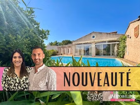 maison 5 chambres au calme avec piscine et grand jardin