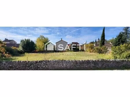 terrain plat constructible - avec compteur d'eau