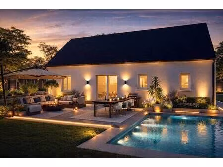 terrain avec maison neuve à vendre