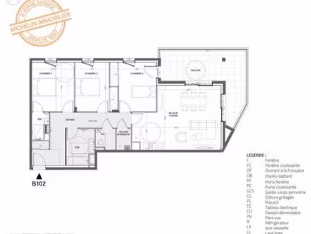appartement de prestige de 93 m2 en vente saint-cyr-au-mont-d'or  auvergne-rhône-alpes