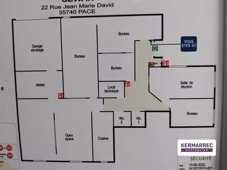 prestigieux bureau de 320 m2 en vente - pacé  france