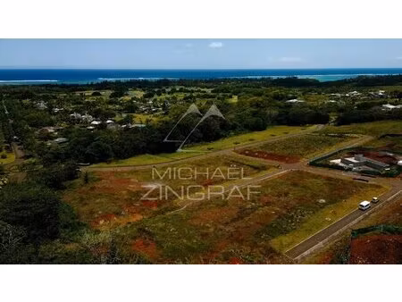 ile maurice - terrain a bâtir - bel ombre - mzimc1127