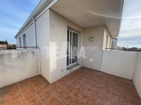 location appartement 3 pièces 46m² frontignan 34110