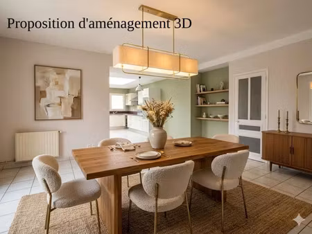 vente maison 5 pièces 130 m² à outreau (62230)  172 300 €
