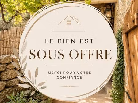maison en pierre de 71 m² à saint-montan