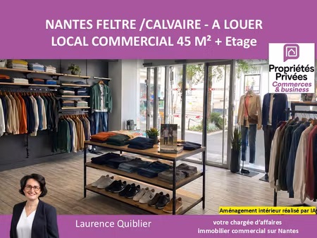 44000 nantes - local commercial feltre /calvaire a louer 95 m²