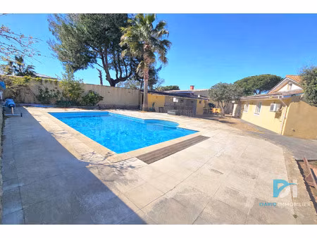 villa plein pied marseillan plage avec studio terrain 857 m2