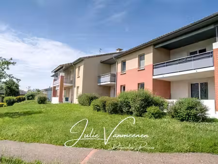appartement mondonville 2 pièce(s) 45.38 m2 - terrasse - 2 parking