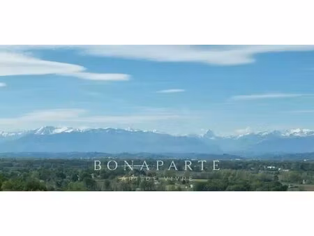 montardon - terrain viabilisé d'exception face aux pyrénées - 2550 m2