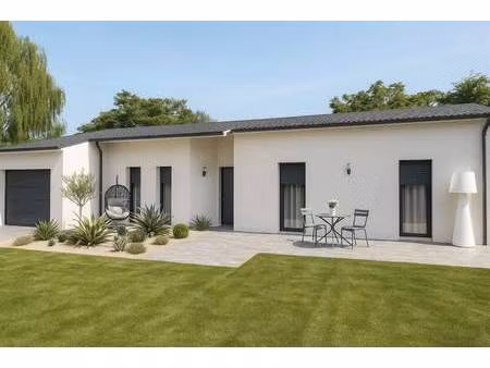 terrain avec maison neuve à vendre