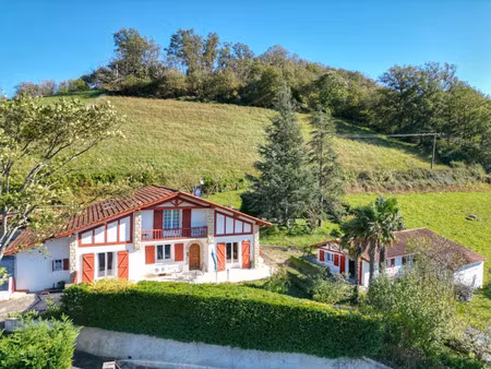 vente propriété 9 pièces 238m2 jaxu 64220 - 365000 € - surface privée
