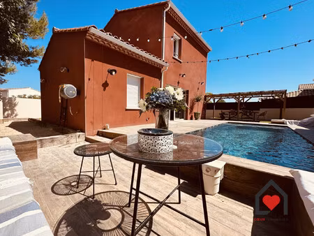 bouzigues villa t3 bis moderne méditerranéenne