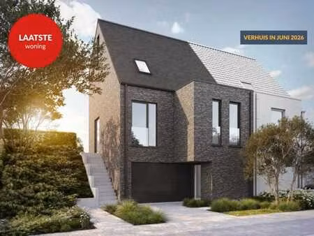 dernière maison semi-ouverte neuve avec grenier aménageable