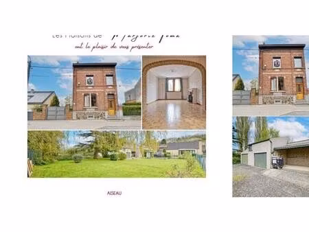 maison à vendre à rue d'oignies 156 aiseau (vbe17009)