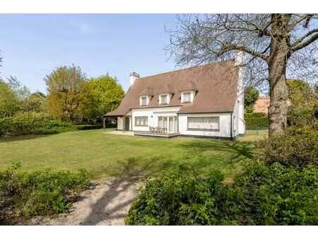 exclusivité: propriété sur un terrain de 1.445m² au zoute