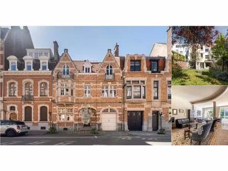 maison de maître à vendre avec garage et terrasse   ixelles (vbe16654)