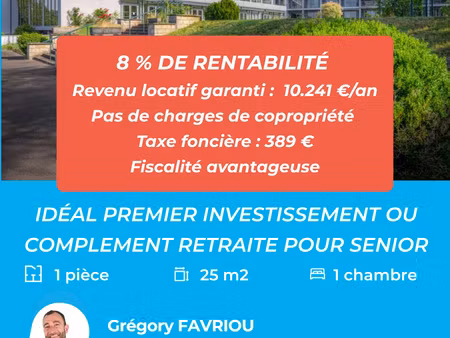 vente studio 1 pièce