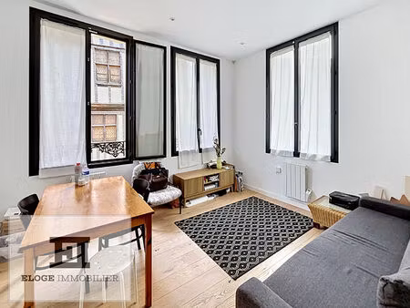 appartement 2 pièces de 30m² en très bon état - rouen droite - secteur rue eau de robec