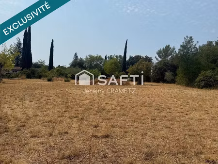 vente terrain 2522 m² à cotignac (83570)  263 500 €