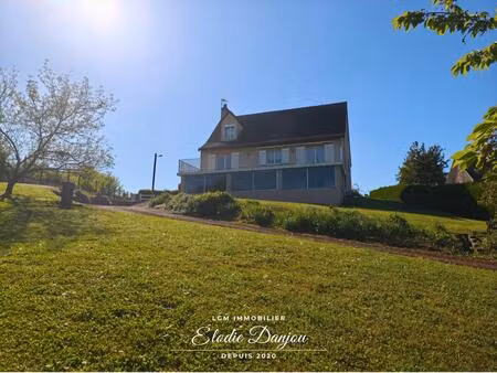 maison 2 chambres + 1 bureau avec grand balcon et vue imprenable - entre cloyes et château