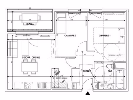 location appartement 3 pièces 59.93 m² à roubaix (59100)  750 €