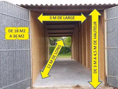 location garage box et parking à janzé (35150) : à louer / 36m² janzé