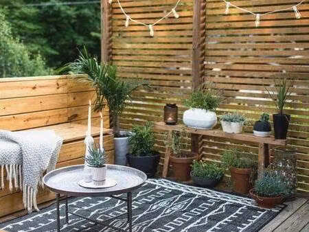 2 pièces en rez de jardin