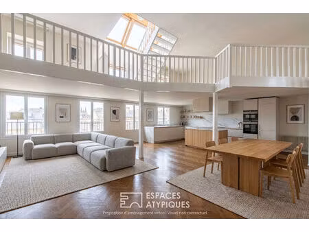 l'insoupçonnable appartement triplex à réinterpréter