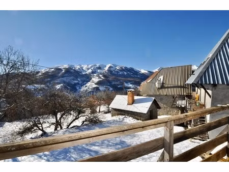 dpt alpes de haute provence (04)  à vendre allos authentique maison en pierres 350 m² bell