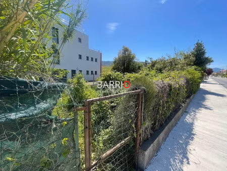 argelès sur mer - terrain constructible 237m² axe principale
