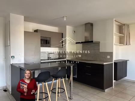 hérault - saint-jean-de-védas (34430) - appartement t3 - 58 m² - terrasse 13 m² - garage s