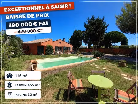 vente maison 5 pièces 116 m² à arles (13200)  390 000 €