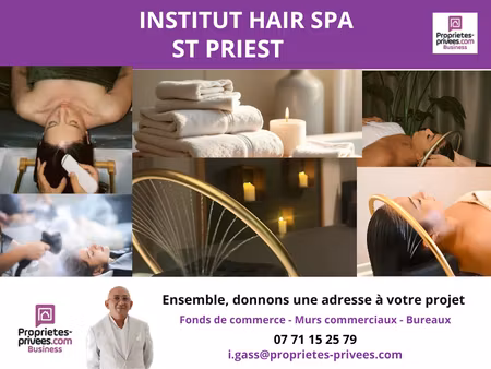 hair spa innovant  institut avec clientèle fidèle  saint-priest