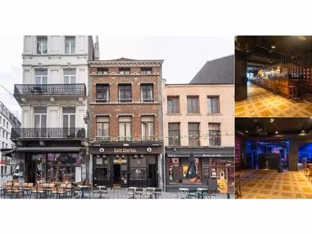 immeuble mixte à vendre avec terrasse et 3 chambres   bruxelles (vbe17121)