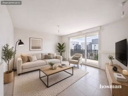 appartement 2 pièces de 46 m² avec balcon et parking — baigné de lumière — cours de québec