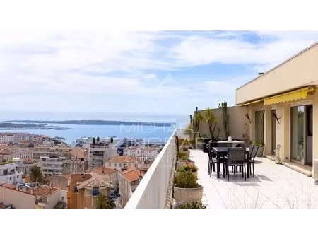 penthouse d’exception à cannes – vue panoramique