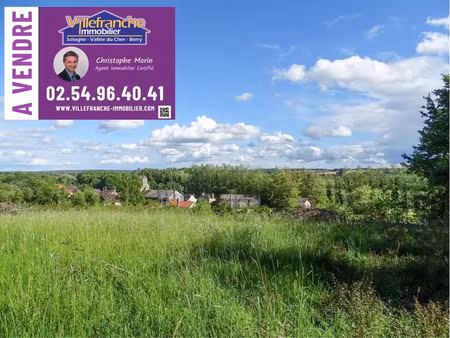 vente terrain 3882 m² mennetou-sur-cher (41320)