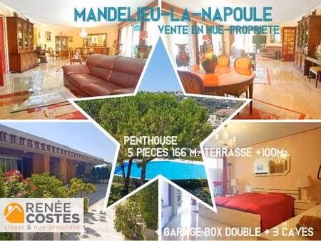 vente en nue propriété - h76 ans - mandelieu la napoule (06210)