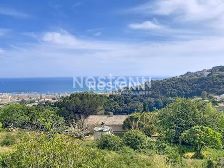 terrain 1000m² - maison 170m2 - vue mer panoramique 360 °-constructible