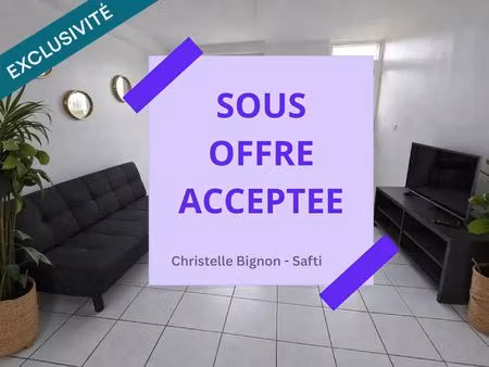 appartement studio 28m2 avec jardin