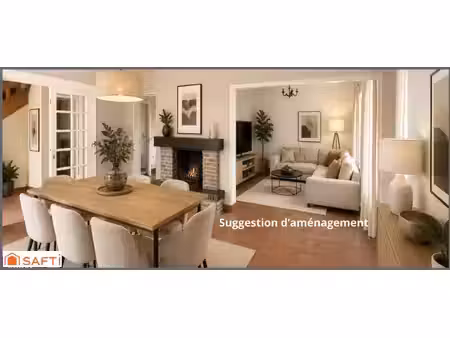 4 chambres  garage et 960 m² de terrain