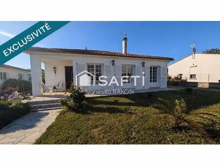saintes maison de plain pied de 86 m² - 3 chambres jardin