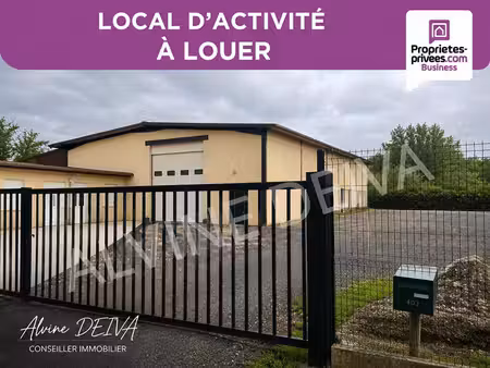 exclusivite - local d'activite 400 m² sur 1 000 m² de terrain sécurisé