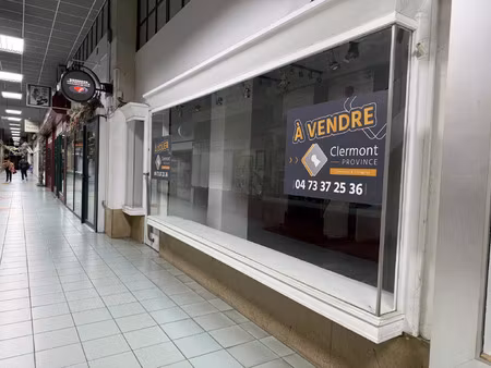 vente commerce 50 m² clermont-ferrand (63000)