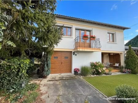 maison avec jardin  garage et terrain constructible