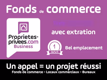 75016 paris : traiteur restaurant 83 m² - extraction - sur avenue très commerçante et pass