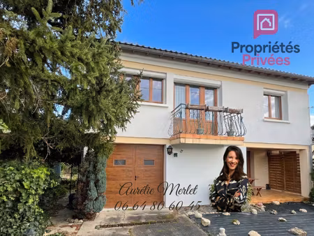 maison avec jardin  garage et terrain constructible