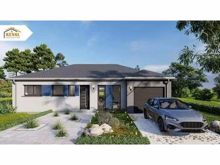 terrain avec maison neuve à vendre